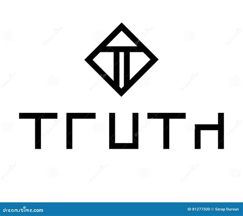 Truth Logo Design Stock Vector Illustration Of Culture 81277500
