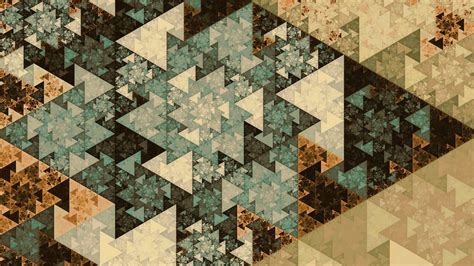 Download Wallpaper 1366x768 Pattern Triangles Geometry Colorful