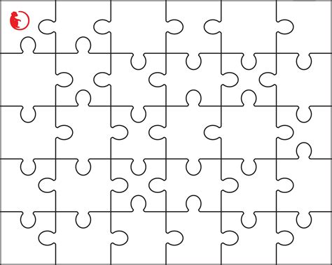 White Puzzle Pack Jigsaw Puzzle Clipart Instant Download White
