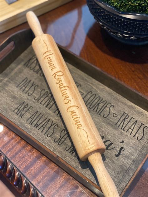 Engraved Custom Rolling Pin Personalized Rolling Pin Etsy