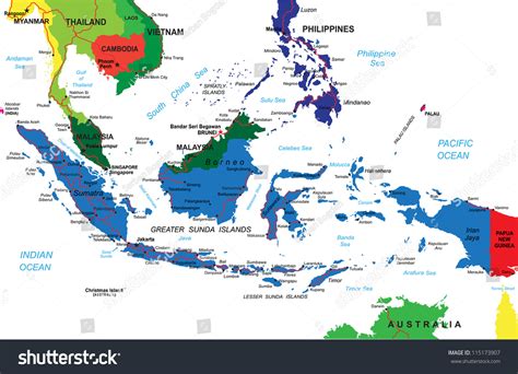 1241 Indonesia And Malaysia Map Silhouette Images Stock Photos
