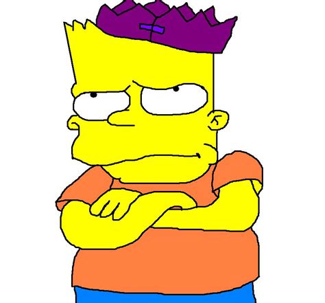 Bart Simpson Crying And Angry