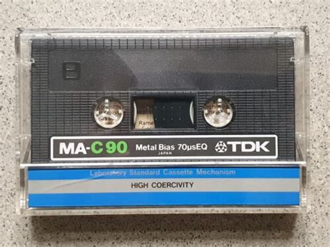 tdk kassette ma 90 metal cassetten audiocassette 90 min sammlung cassette tape ebay