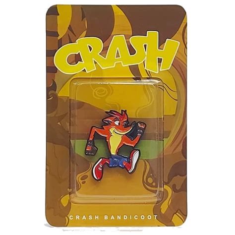 Crash Bandicoot Enamel Pin Crash Bandicoot Ps Enterprise Gameshop