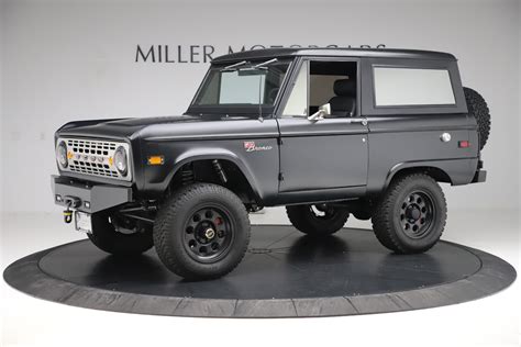 Pre Owned 1972 Ford Bronco Icon For Sale Miller Motorcars Stock 7681