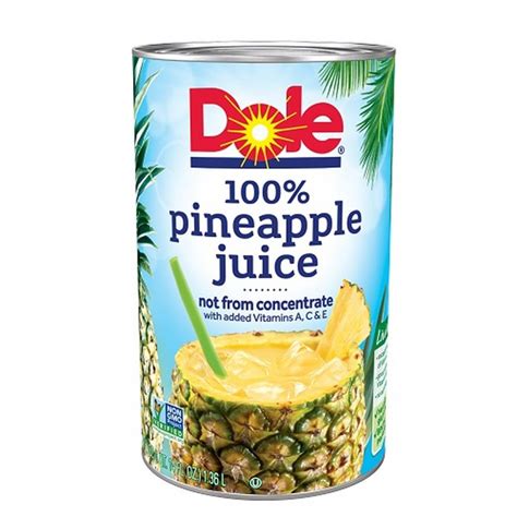 Dole Pineapple Juice 46oz Can Garden Grocer