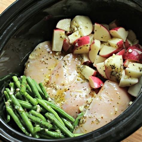 This healthy crockpot turmeric chicken and potatoes is one of my favorite recipes to make. 15 Crock Pot Recipes That Are Actually Healthy
