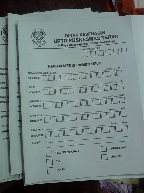 A resume without a convincing cover letter makes little impact and. Map Rekam Medis Pasien BPJS - Alfi Percetakan dan Digital ...