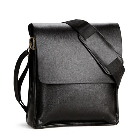 2017 Pu Leather Men Bag Fashion Men Messenger Bag Business Bag Male