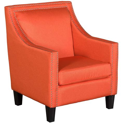 Malika Orange Accent Chair