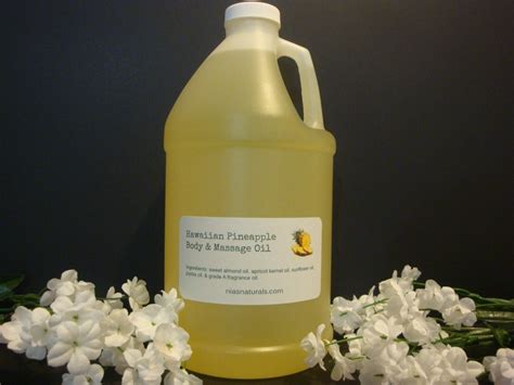 Hawaiian Pineapple Body And Massage Oil 12 Gallon 64oz Etsy