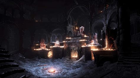 Dark Souls 3 Firelink Shrine Uhd 4k Wallpaper Pixelzcc