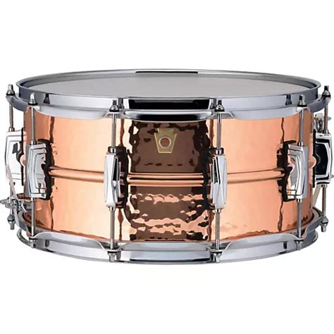 Ludwig Copper Phonic Hammered Snare Drum Musicians Friend