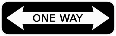 One Way Sign Pointing Two Ways Vector Clipart Image Free Stock Photo Public Domain Photo