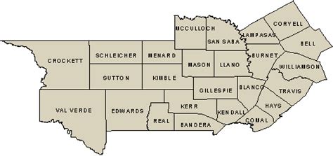 Using our map of the texas hill country you will find the associated wineries, trails, landmarks, and all your needs when visiting the texas hilll country. Hill Country Wildlife District