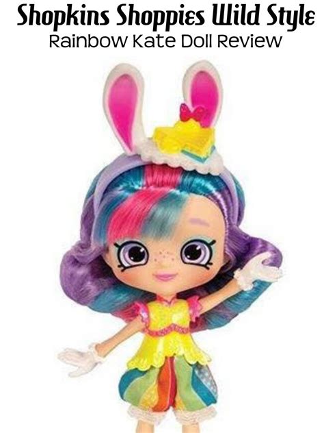 Watch Review Shopkins Shoppies Wild Style Rainbow Kate Doll Review