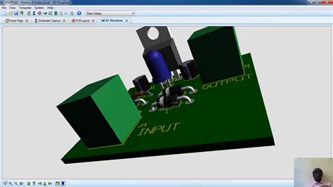 Pcb Design With 3d View Using Proteus Professional Youtube