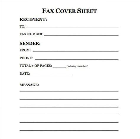 This strategy will help to save time and effort whenever any message has to be sent through a blank cover letter. 13+ Free Fax Cover Sheet Templates - Professional Designs ...