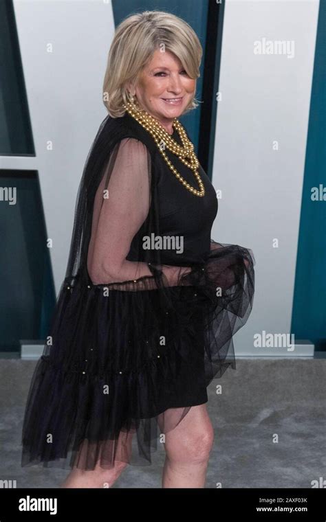 Martha Stewart Attendsthe Vanity Fair Oscar Party At Wallis Annenberg