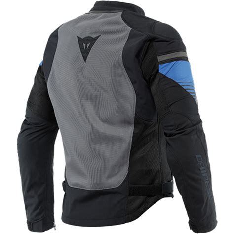 Dainese Air Fast Textile Jacket Black Grey Racing Blue Free Uk