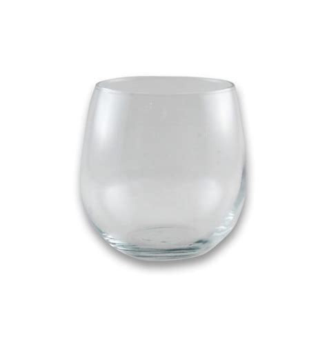 Stemless Red Wine Glass Rentals Pri Productions Inc