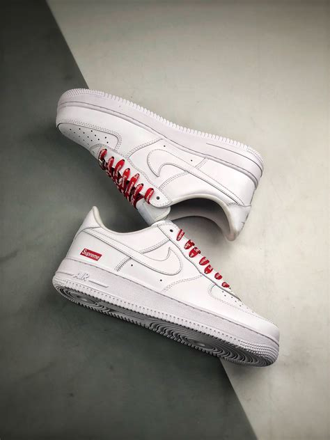 Supreme X Nike Air Force 1 Low White Cu9225 100 For Sale Sneaker Hello