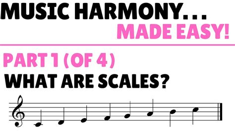 Music Harmony Part 1 Notes Scales And Keys Music Harmony And Theory