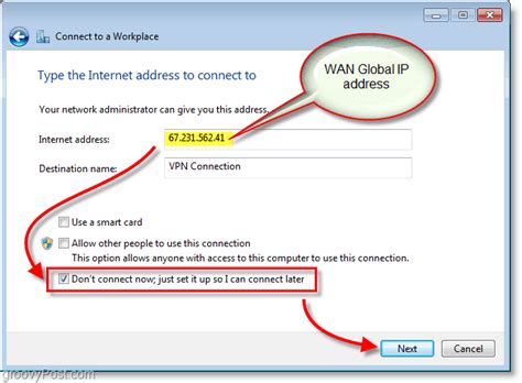 How To Setup The Windows 7 Vpn Client