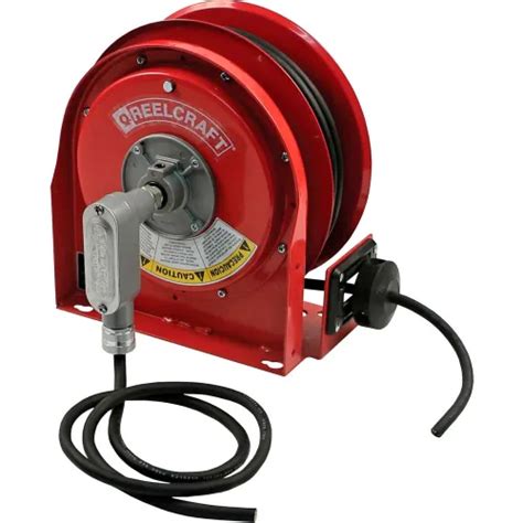 Reelcraft L 3030 123 X Compact Steel Power Cord Reel 20a 123 30