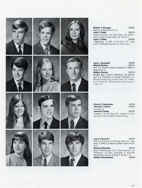 1970 Brookfield Central High School Yearbook Page 177