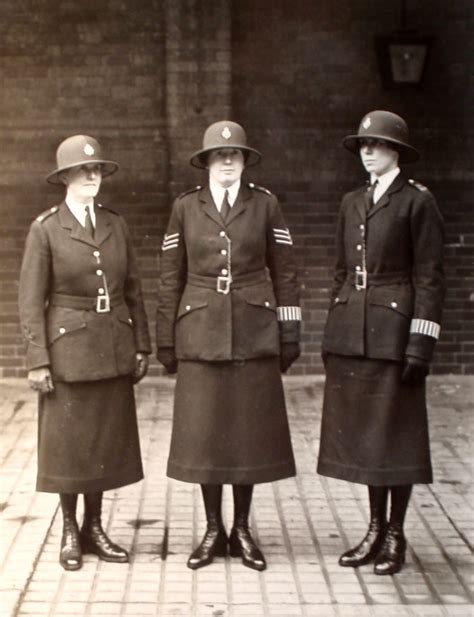 Women Police Documents An Inspector A Sergeant And Constable C1936