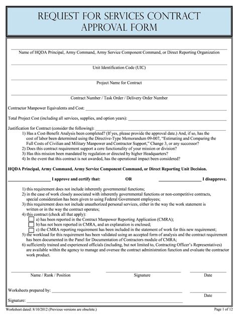 Approval Form For A Service Fill Out And Sign Printable Pdf Template Signnow