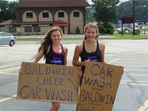 Photos Baldwin Cheerleaders Car Wash In Bethel Park Baldwin Pa Patch