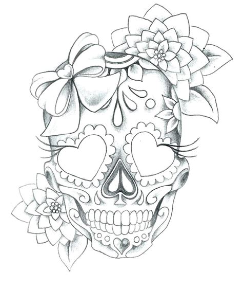 Simple Rose Skull Tattoo Designs Best Tattoo Ideas