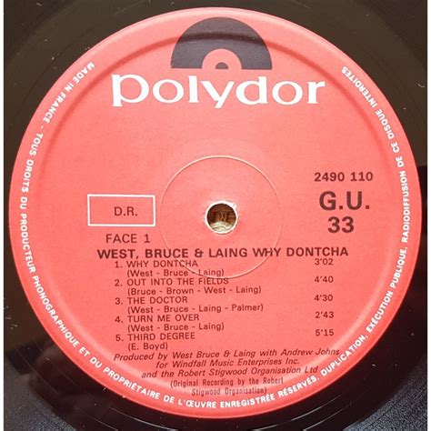 Why Dontcha By West Bruce And Laing Lp With Neil93 Ref119170732
