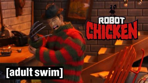 Robot Chicken Freddy Kruegers Origin Story Adult Swim Uk 🇬🇧 Youtube