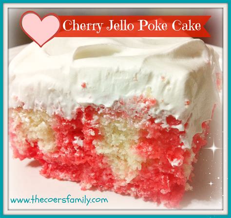 Cherry Jello Poke Cake Recipe Poke Cake Jello Cherry Jello Poke Cake Recipe Retro Desserts