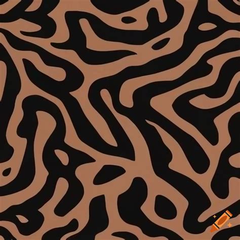 Seamless Pattern Of Tiger Stripes On Craiyon