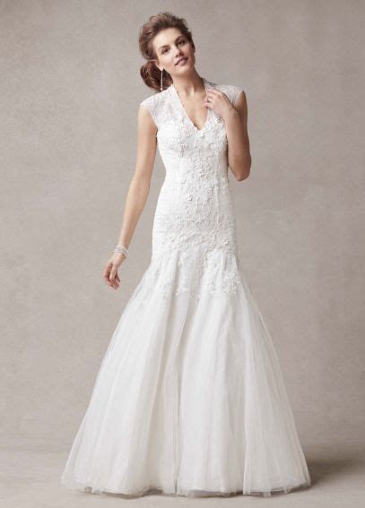 Melissa Sweet Cap Sleeve Lace Wedding Dress Davids Bridal Davids