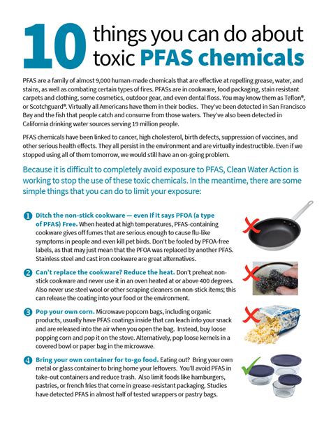 10 Things You Can Do About Toxic Pfas Chemicals Clean Water Action