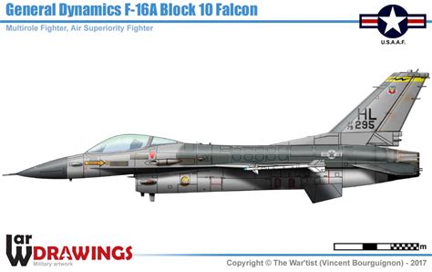 General Dynamics F 16a Block 10 Fighting Falcon