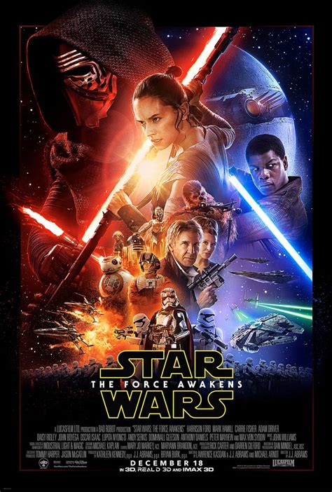 Thirty years after the battle of endor, a new threat has risen in the form of the first order and the villainous kylo ren. Star Wars: The Force Awakens Theatrical Poster is Here ...