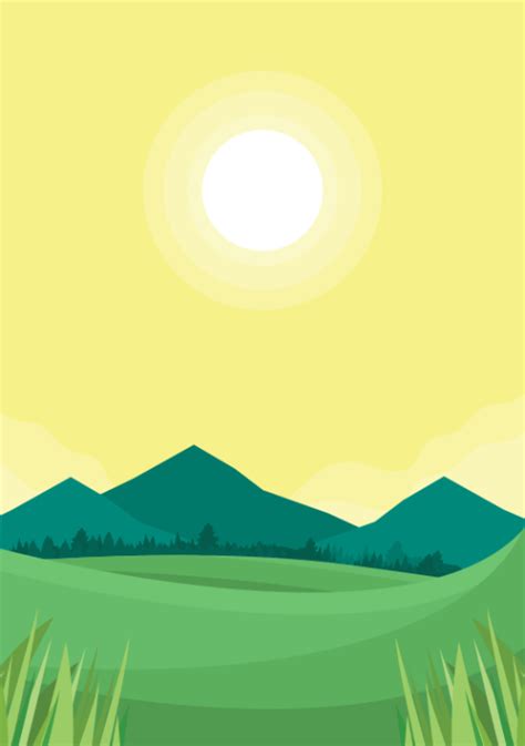 Sunny Day 171109 Flat Design Posters