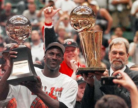 Michael Jordan Winning Sixth Nba Title With Bulls Was Trying Year