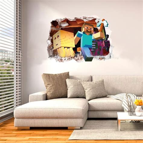 Shop For 3d Wall Stickers For This Christmas Wall Stickers Minecraft