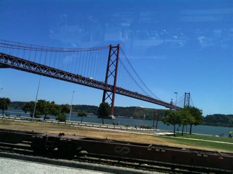 Lisbon, Portugal - Golden Gate bridge - exact replica, same architect