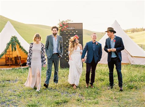 Glamping Festival Inspired Wedding At The Brand New California Ranch