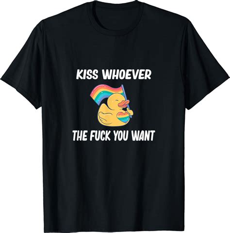 Kiss Whoever The F You Want T Shirt Amazonde Fashion