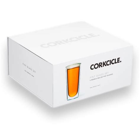 Corkcicle Beer Pint Glass Set 2 Pack