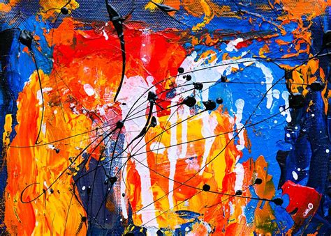 Abstract Painting Art Artist Canvas Brush Brushstroke Background